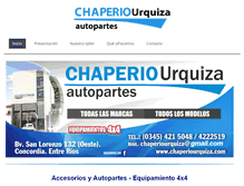 Tablet Screenshot of chaperiourquiza.com